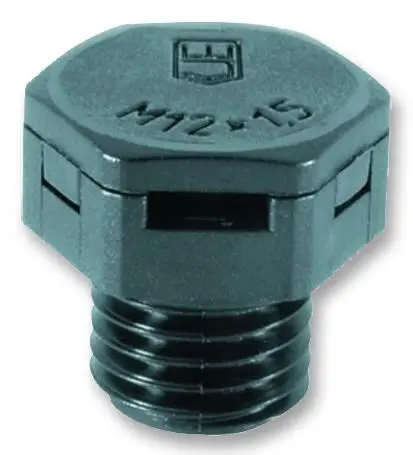 HYLEC IP66/67/69K M12 Plastic Venting Plug, Grey