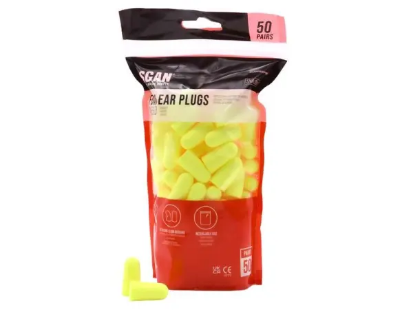 Scan - Bouchons d'oreilles en mousse 50 paires SNR 38dB