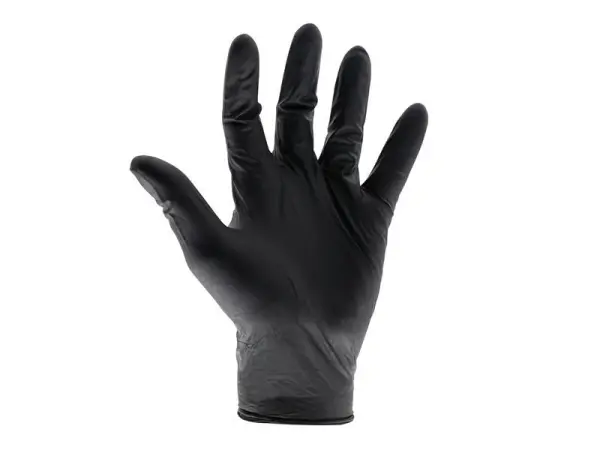 Scan Black Heavy-Duty Nitrile Gloves XL (Box of 100)
