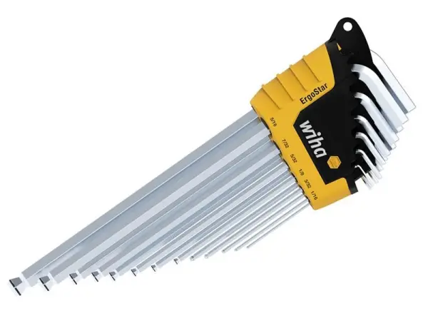 Wiha - Set Kekunci L ErgoStar MagicRing® Hex Ball End, 13 Keping