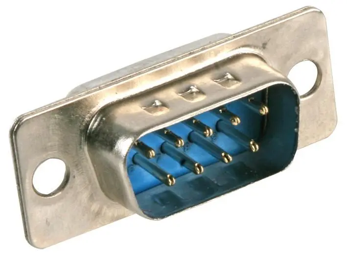 PRO POWER 100-09M Plug D-Sub 9 Bior, Ceangal Sádrála