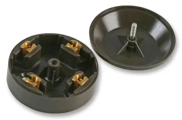 PRO ELEC - Mini-Verteilerdose, 20A 4-polig, braun