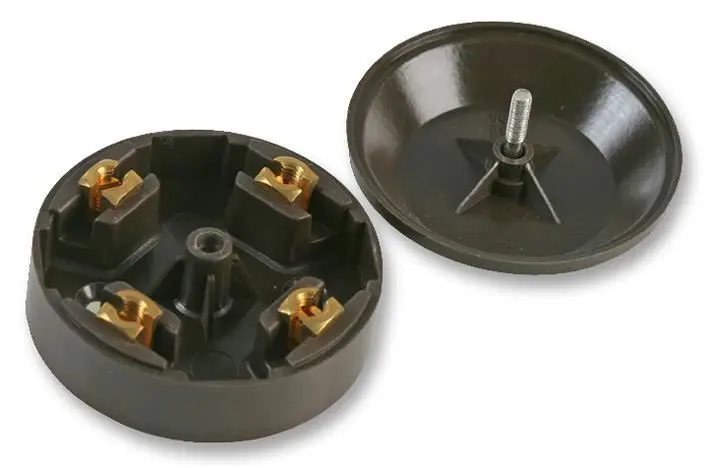 PRO ELEC Mini Junction Box, 20A 4-Terminal, 57mm, Brown