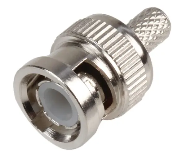 PROCEPTION Conectores BNC de Crimpado, 50 Ohmios, Paquete de 50