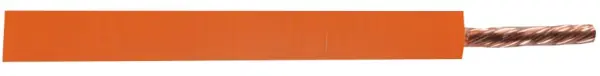 PRO ELEC Cavo Elettrico Fisso H05Z-K, 0.75mm², 100m, Arancione