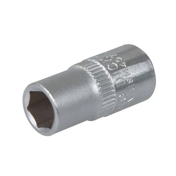 King Dick 1/4 Inch Socket 7mm, 6-Point, Chrome-Plated