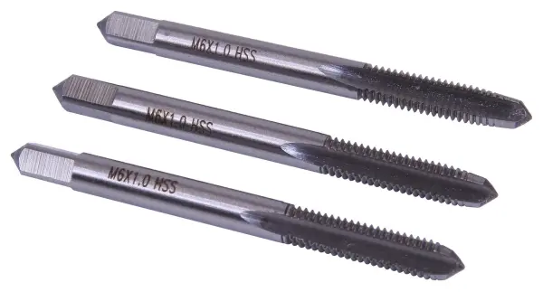 Linear Tools Limited HSS Tap Set, 3 Piece - M6 x 1mm