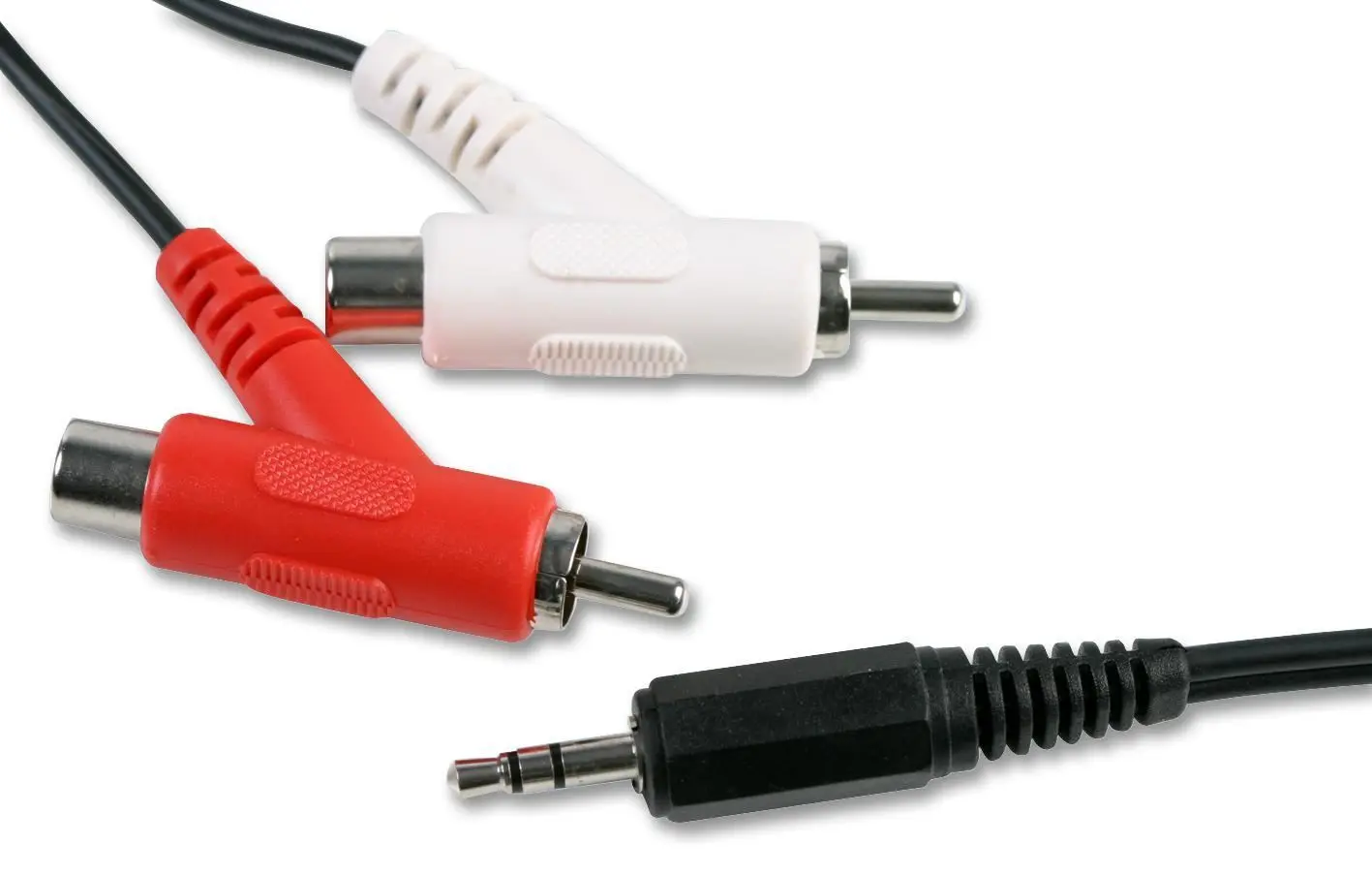 Pro Signal 3.5mm Stereo Jack to 2x Stackable RCA Adapter Lead, 1.5m