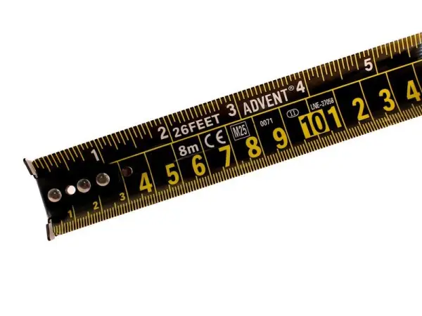 Advent Recycled Tape Measure 8m/26ft, 32mm Width