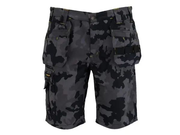 STANLEY® Clothing - Hanley Holster Shorts Schwarz Camouflage, Taille 32 Zoll