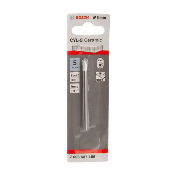 Bosch CYL-9 Ceramic Tile Drill Bit 5mm