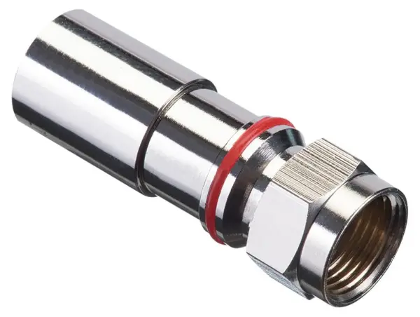 IDEAL-TEK F-Type Coax Compression Plug RG59 75 Ohm 3GHz Pack of 50