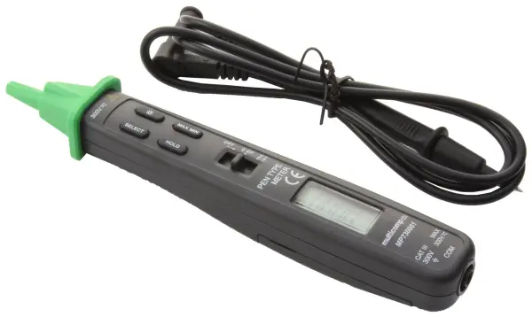 300V AC/DC Pen-Type Digital Multimeter, 3000 Count