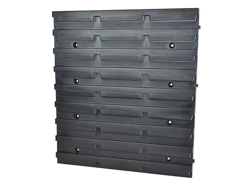 Faithfull Plastic Louvre Board for Wall-Mounted Storage Bins, 345 x 383mm