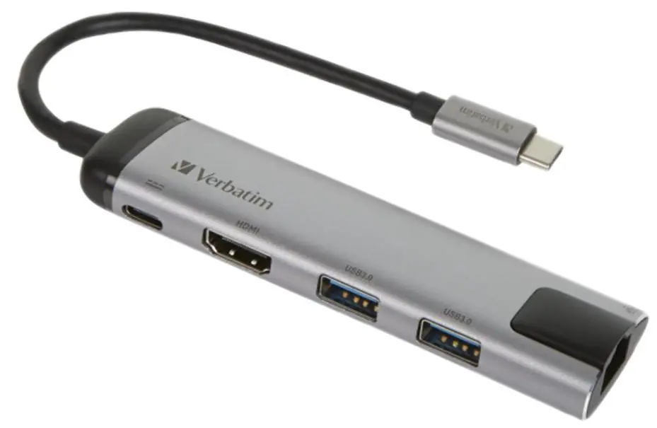 VERBATIM USB-C Multiport Hub with 4K HDMI & Gigabit Ethernet