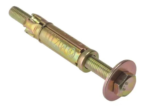 ForgeFix Masonry Anchor Bolt, ZYP M12 x 60mm, Pack of 5