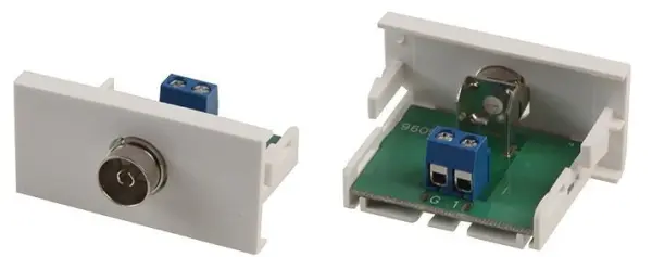 CLEVER LITTLE BOX - Modul Conec2 TV Coax Snap-In - Terminal Skru