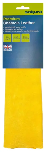 SAKURA Premium Extra Large Chamois Leather
