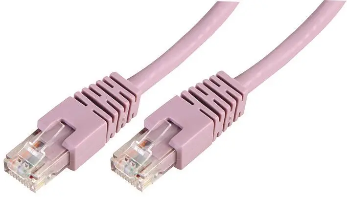 PRO SIGNAL - Kabel Ethernet UTP Cat6 RJ45 Lelaki ke Lelaki, 5m Ungu