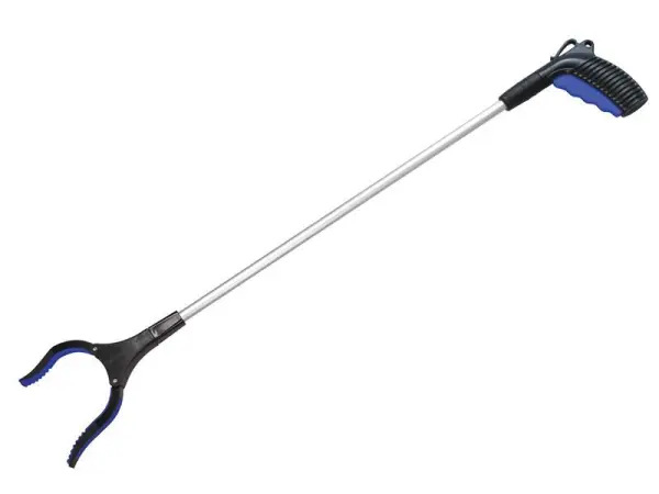 Faithfull Litter Grabber, 1m Aluminium with Rubber Jaws