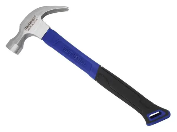 Faithfull Claw Hammer Fibreglass Shaft - 567g (20oz)