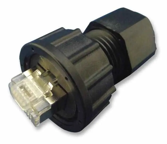MULTICOMP Conector de Panel RJ45 Cat5E, IP67, Montaje en Panel