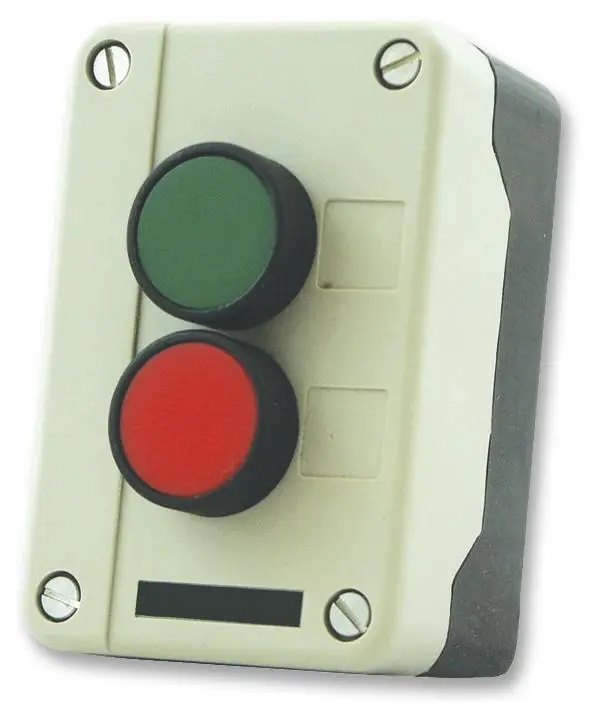 RAAS 2-Position Pushbutton Control Switch, SPST, IP65, 104x68x63mm