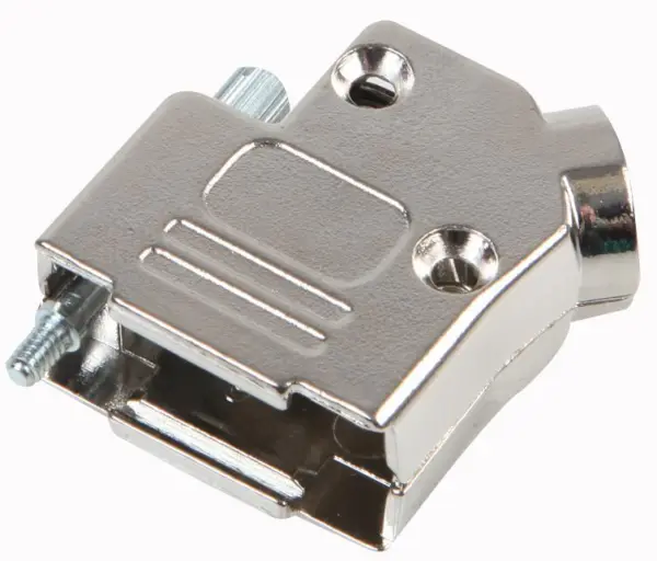 ENCITECH Conector de Fundición 9 Vías, Salida de Cable 45°, Aleación de Zinc