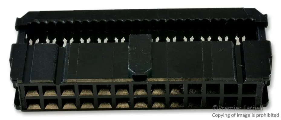 TE Connectivity AMP-LATCH IDC 소켓, 26핀, 2.54mm 피치