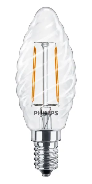 Philips CorePro ST35 E14 LED Candle Bulb, 2W, 250lm, Warm White