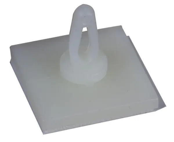 DURATOOL PCBロックインサポート 耐熱ナイロン6.6製 接着ベース付き 4.8mm 50個入り