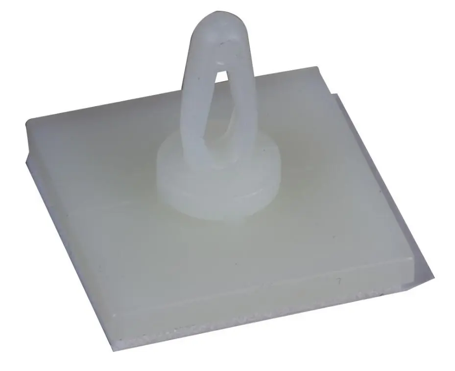 DURATOOL PCB 고정 지지대 (접착식 베이스), 나일론 6.6, 4.8mm, 50개입