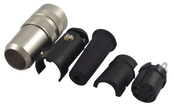 BINDER 5-Way Free Socket Connector, 250V/6A, M16 Lock