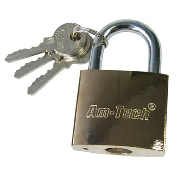 Amtech Brass Padlock 38mm