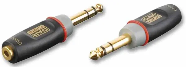 XCALIBER Προσαρμογέας 6.35mm σε 3.5mm Στερεοφωνικός Jack, Χρυσοποίκιλτος