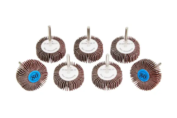 Blue Spot Tools 7件套装 80目31.5毫米百叶轮砂磨组