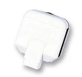 Permaplug Těžká zástrčka do britské zásuvky, 13A pojistka, bílá