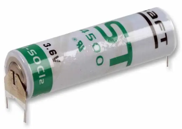 Pila No Recargable SAFT 3,6V Litio Cloruro de tionilo AA