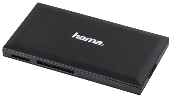 HAMA USB 3.0 Kartenleser für mehrere Speicherkarten, Schwarz