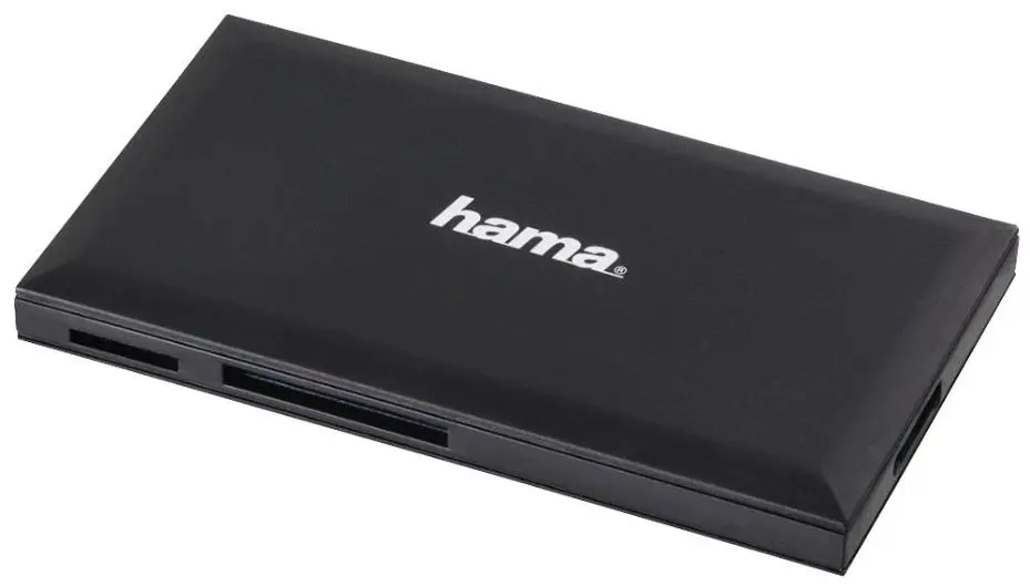 HAMA - Léitheoir Cártaí Cuimhne Ilfheidhmeach USB 3.0, Dubh