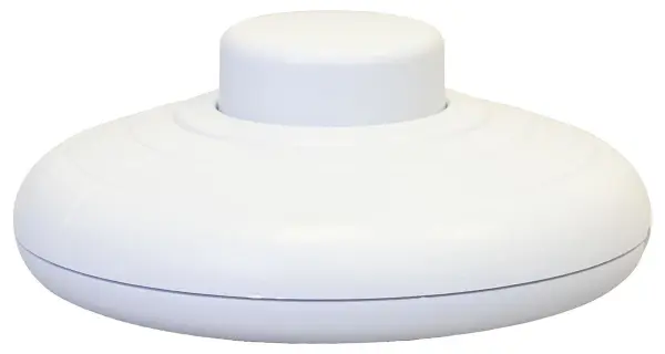 EAGLE Round Floor Footswitch - White
