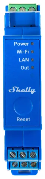 Shelly Pro 1 DIN Rail WiFi/LAN Relay Switch