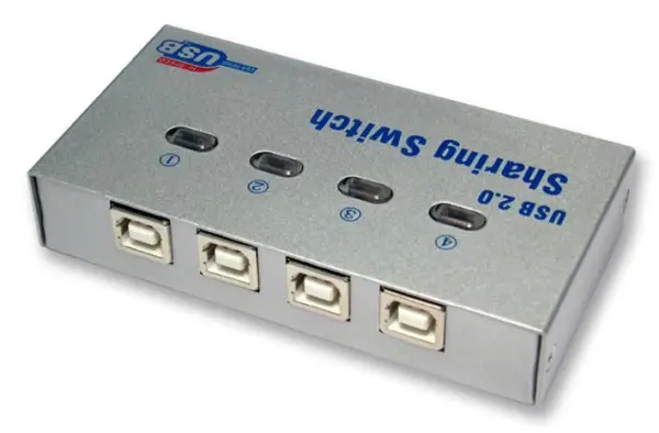 HiLo - Lascthas Comhroinnte USB 2.0 4-Port