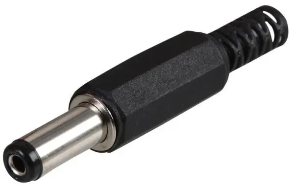 RARAION 2.1mm DC Power Plugs with Strain Relief, 5 Pack