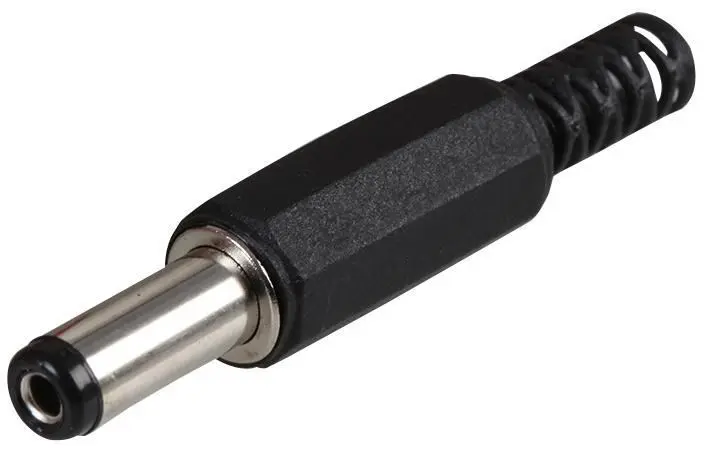 RARAION 2.1mm DC Power Plugs with Strain Relief, 5 Pack