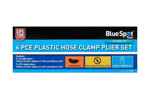 Blue Spot Tools 6件套塑料管钳套装（155-255毫米）