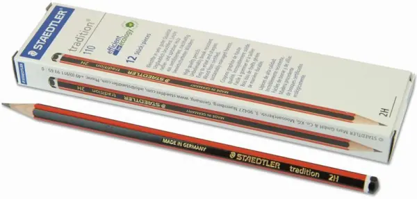 STAEDTLER Lápis 2H Hexagonais, Pacote de 12