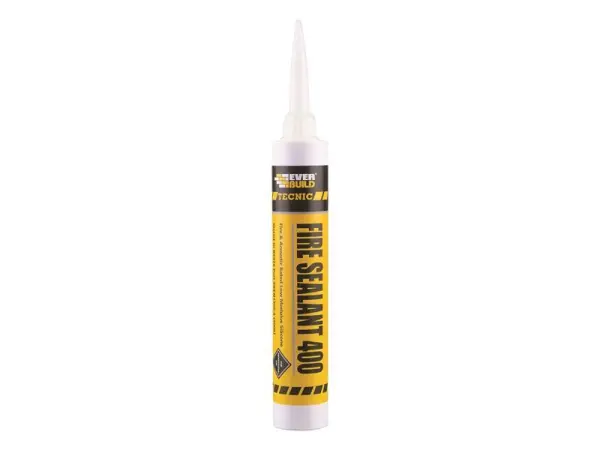 Everbuild Sika Tecnic Fire Sealant 400 White, 380ml
