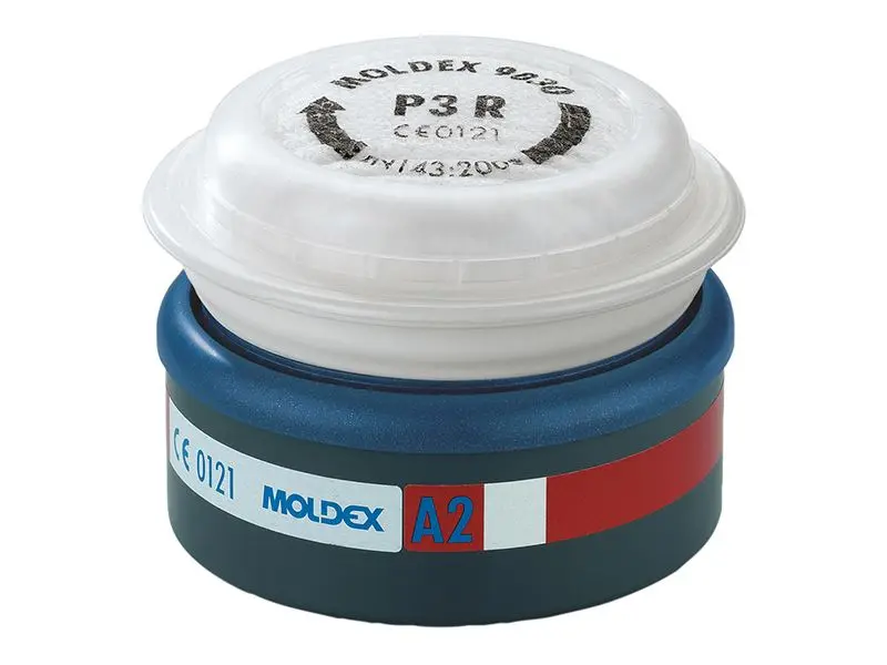 Moldex מסנן EasyLock A2P3 R מוכן להרכבה, חבילת 2 יחידות