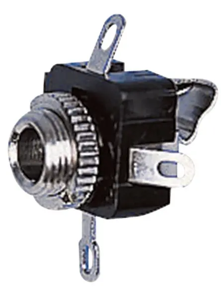 PRO SIGNAL 3.5mmステレオジャックソケット スイッチ付き シャーシマウント